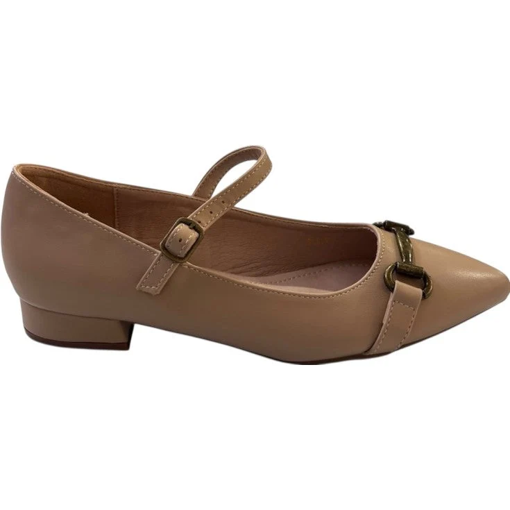 MUJER ZAPATO DE SALON IBIZA BEIGE