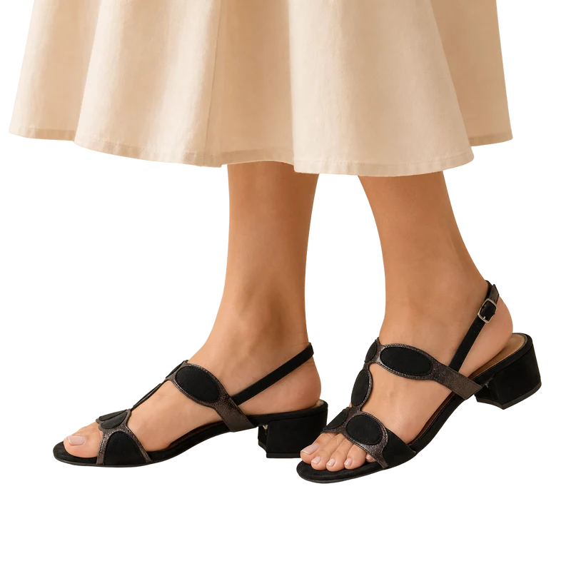MUJER SANDALIA MARIONA NEGRO