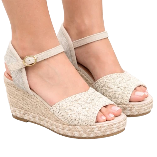 MUJER ESPARTO VELANNA BEIGE