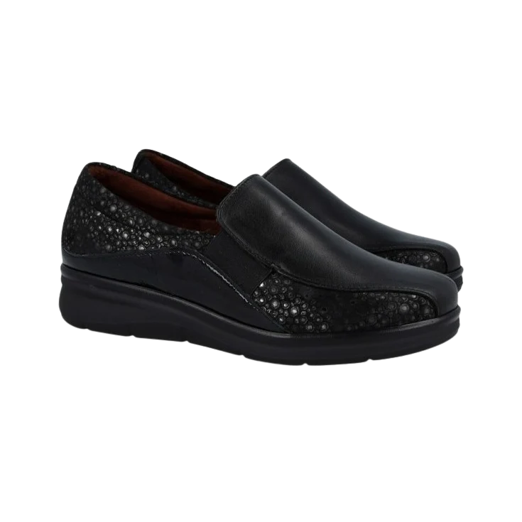 MUJER MANOLETINA GUCCI ELASTICO NEGRO