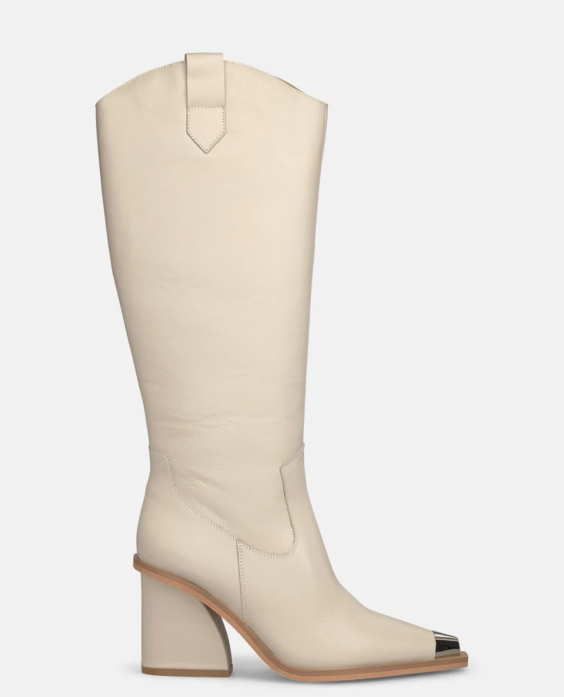 BOTA TACÓN CON TEXTURA