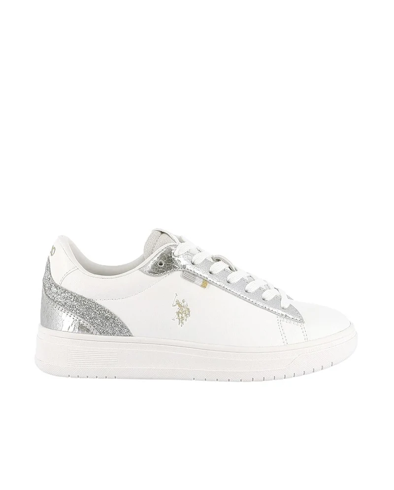 Zapatillas US POLO Kosmo Mujer Blanco Plata
