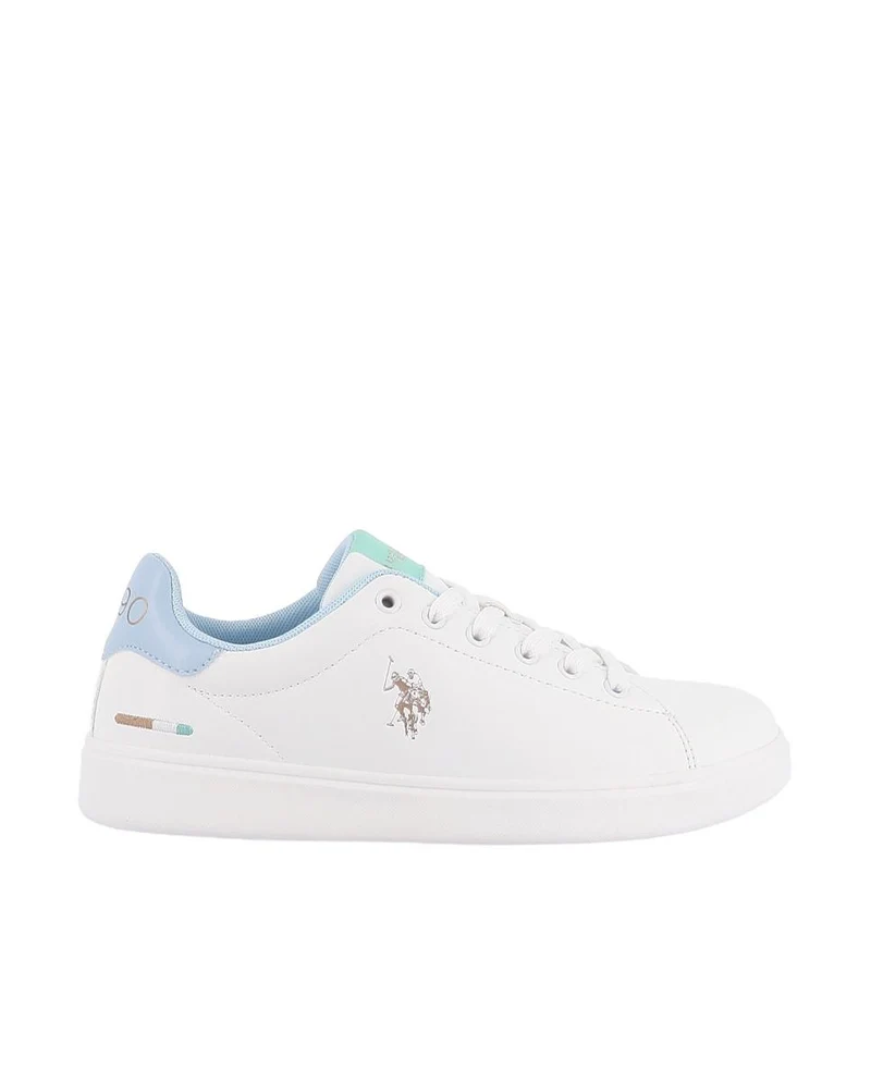 Zapatillas US POLO Marlyn Mujer Blanco Celeste