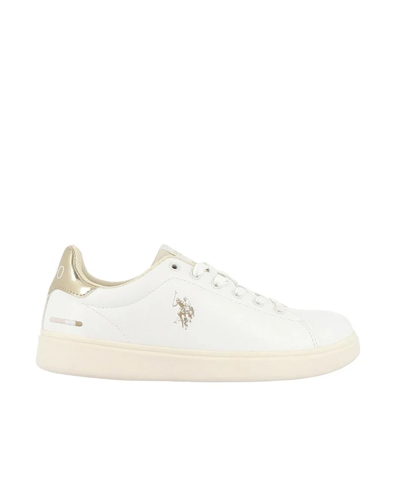 Zapatillas US POLO Marlyn Mujer Blanco Oro