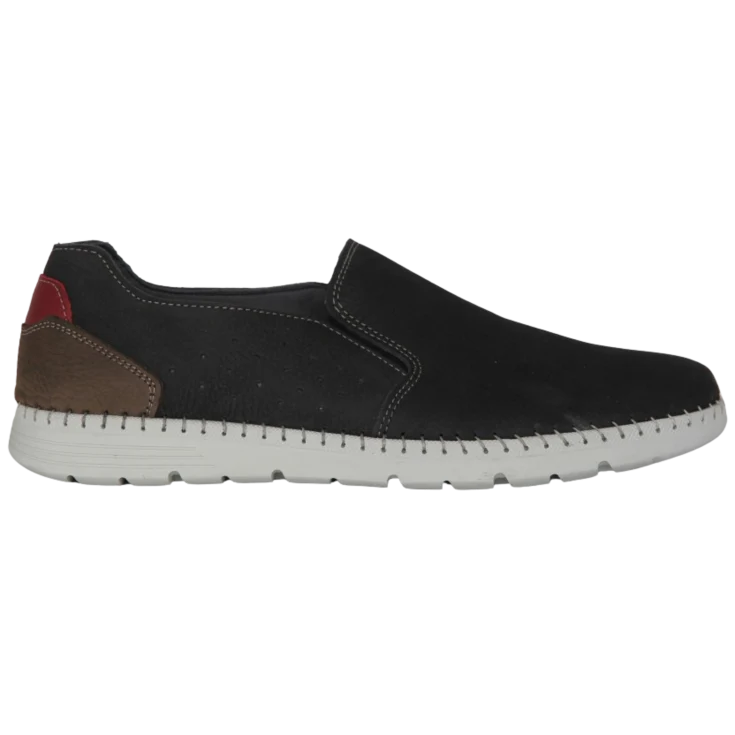 HOMBRE CASUAL ZAPATOS PEP NOBUCK MARINO