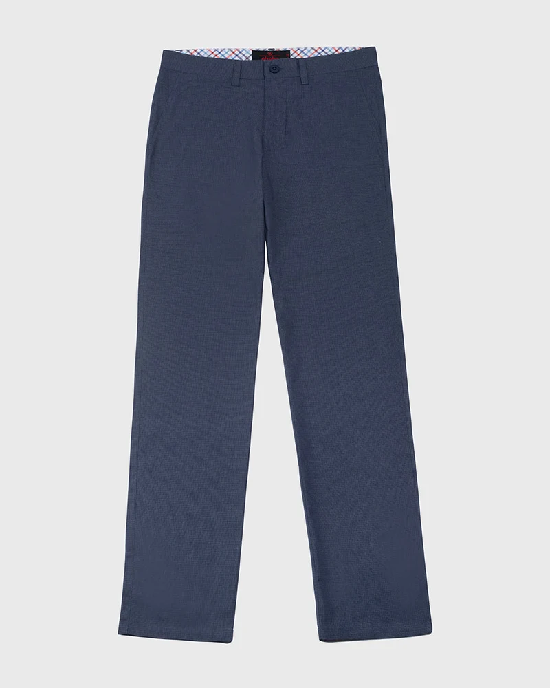 Pantalón Casual Chino Color Azul Acero