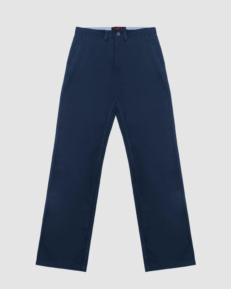 Pantalón Casual Chino Color Azul