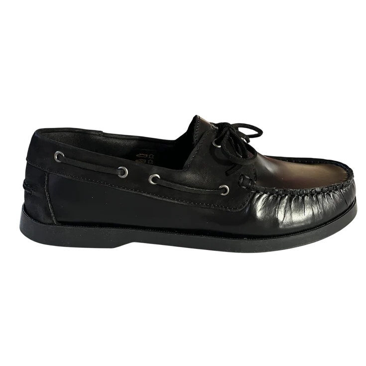 HOMBRE NÁUTICOS ALBION POLIDO PRETO NEGRO