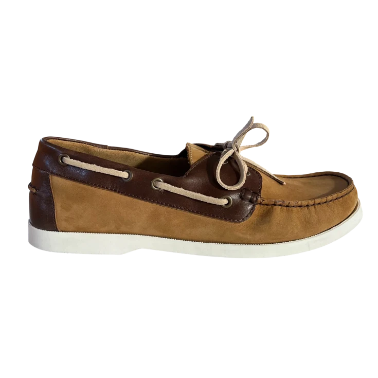 HOMBRE NÁUTICOS ALBION NOBUCK CAMEL/CASTANHO