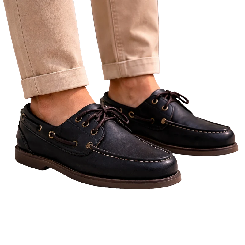 HOMBRE NÁUTICOS 51 PULL Y ENGRAS. MARRON