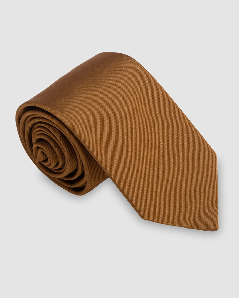 Corbata Mostaza Solido