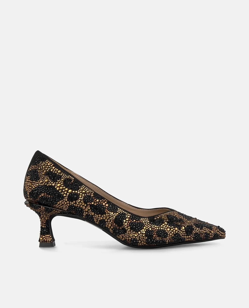 ZAPATO ESTAMPADO PEDRERÍA