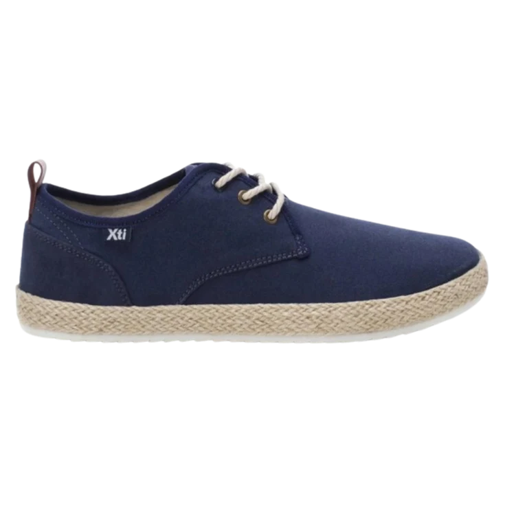 HOMBRE CASUAL ZAPATO LONA NAVY/MARINO