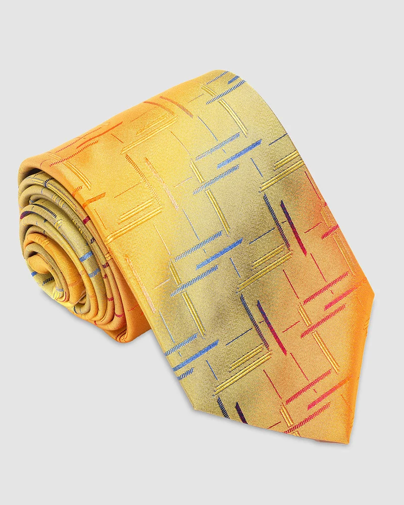 Corbata Fondo Amarrillo