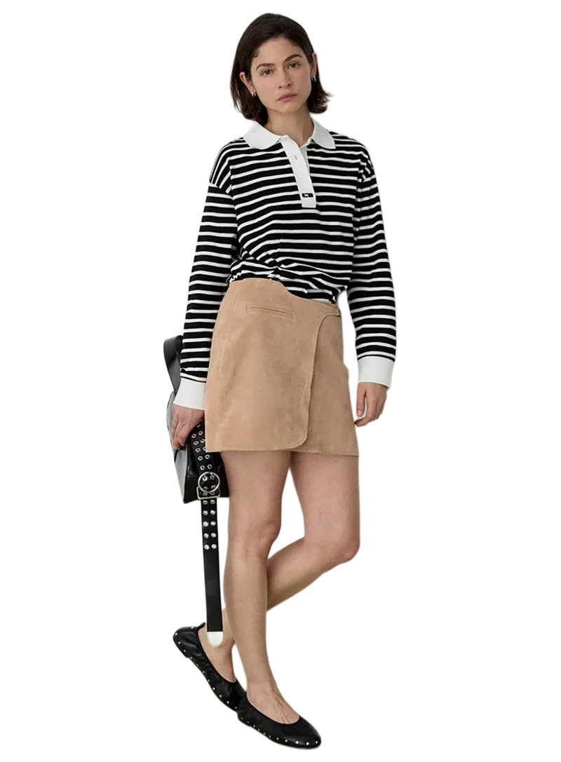 Polo Manga Larga Duse Striped