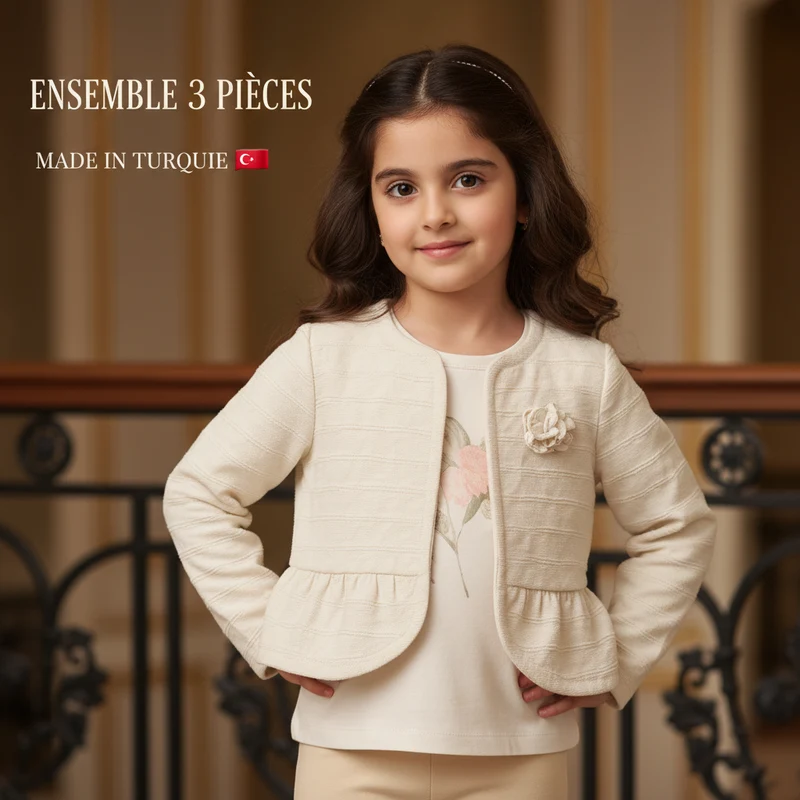 ENSEMBLE 3PIECES FILLE 0104786-007