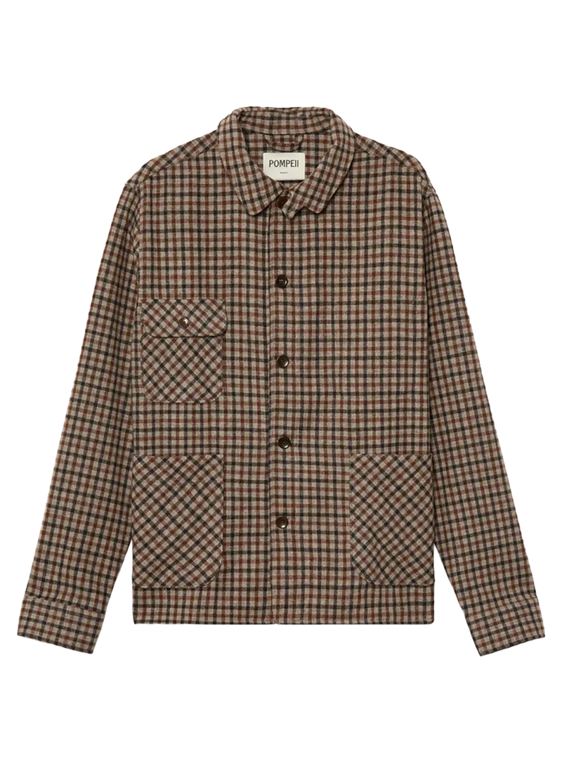 Chaqueta Check Wool Chore