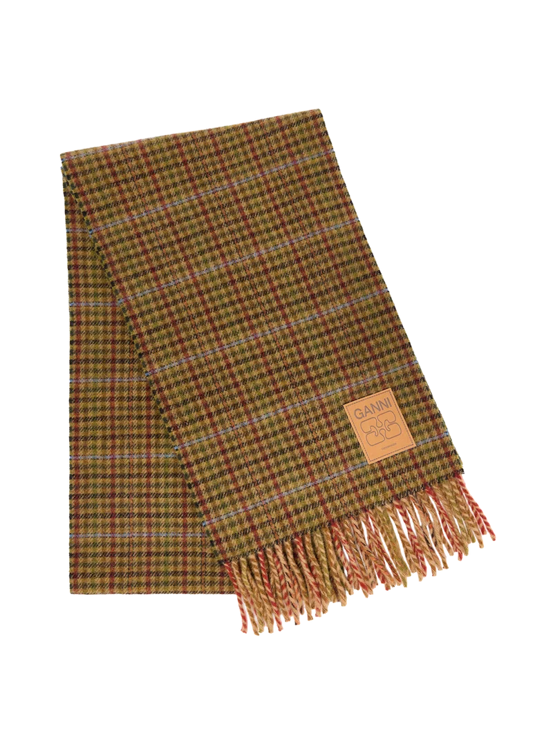 Bufanda Compact Wool Scarf Mini Checks