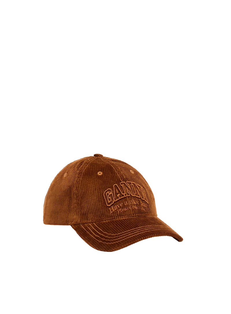 Gorra Corduroy Ganni