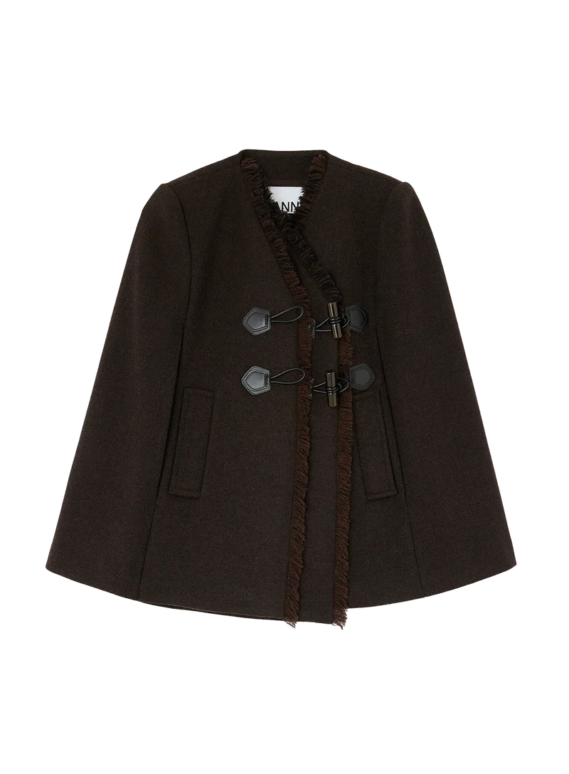 Capa Peacoat Wool Blanket