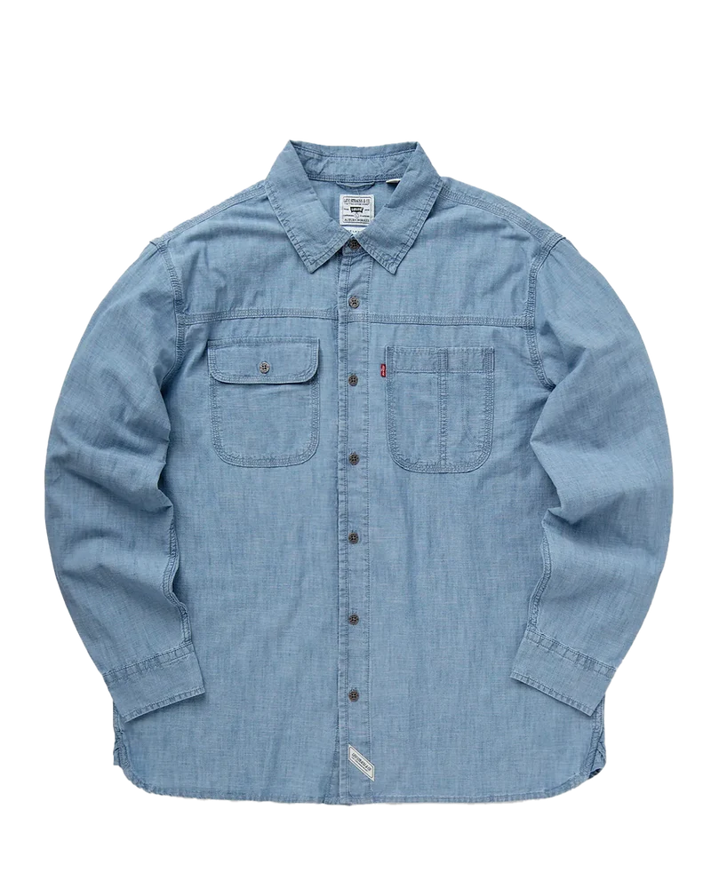 Camisa Ls Auburn Worker Linde Chambray