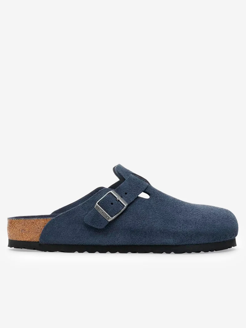 Boston suede blu plantare morbido