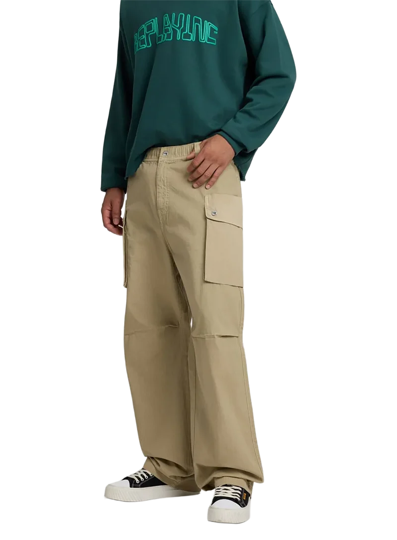 Pantalones Cargo De Ripstop De Algodón Replay Inc.