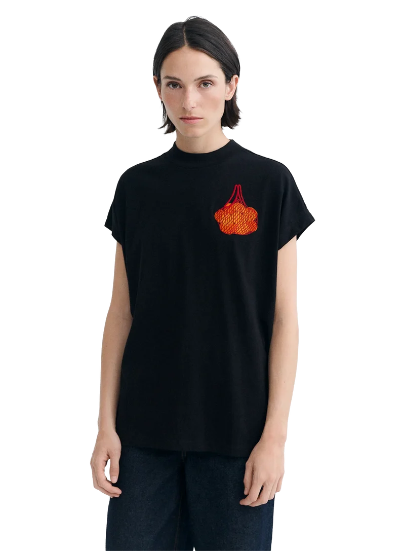 Camiseta Bordada Mandarinas Volta