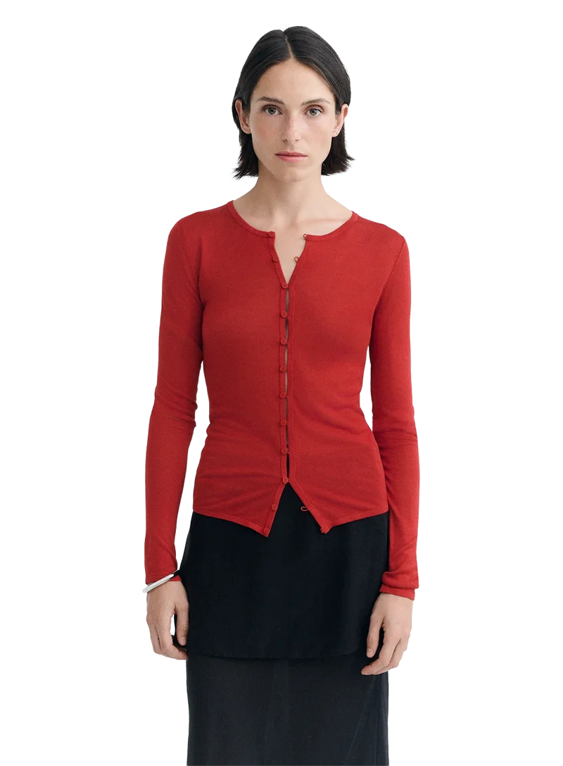 Cardigan Punto Transparente Manon