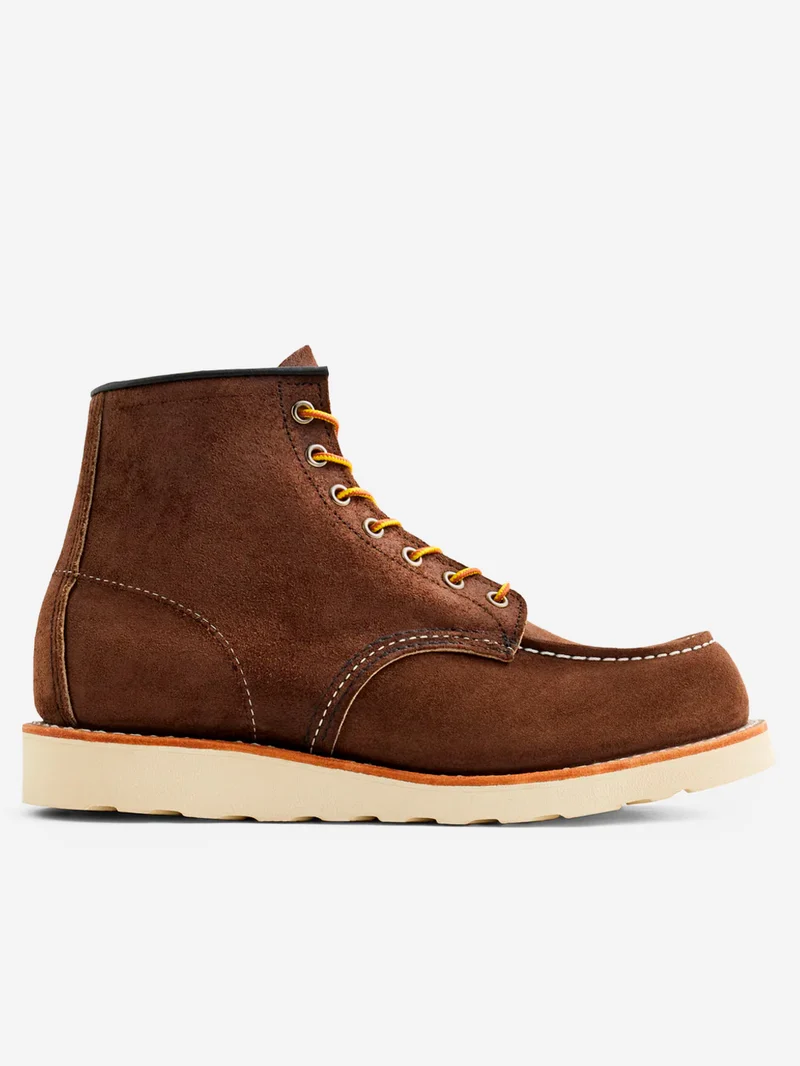 8836 6-Inch Classic Moc Stivaletti Chocolate Muleskinner Leather