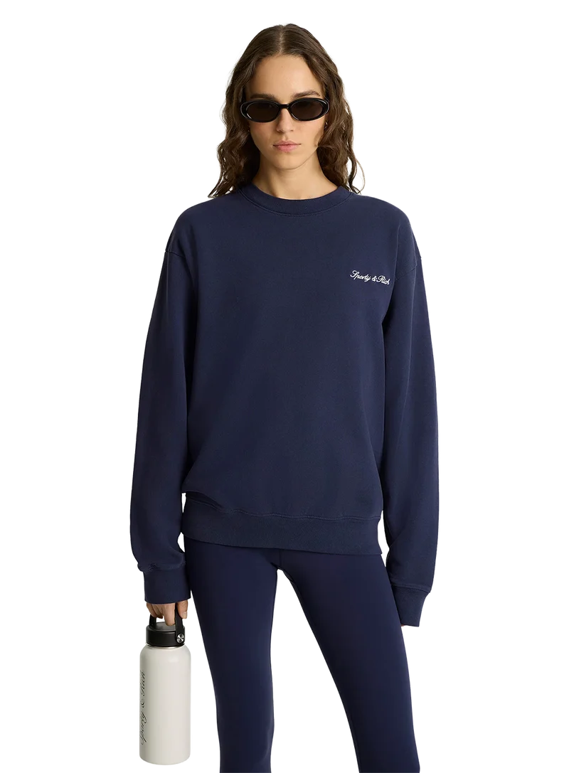 Sudadera Syracuse Crewneck Con Bordado