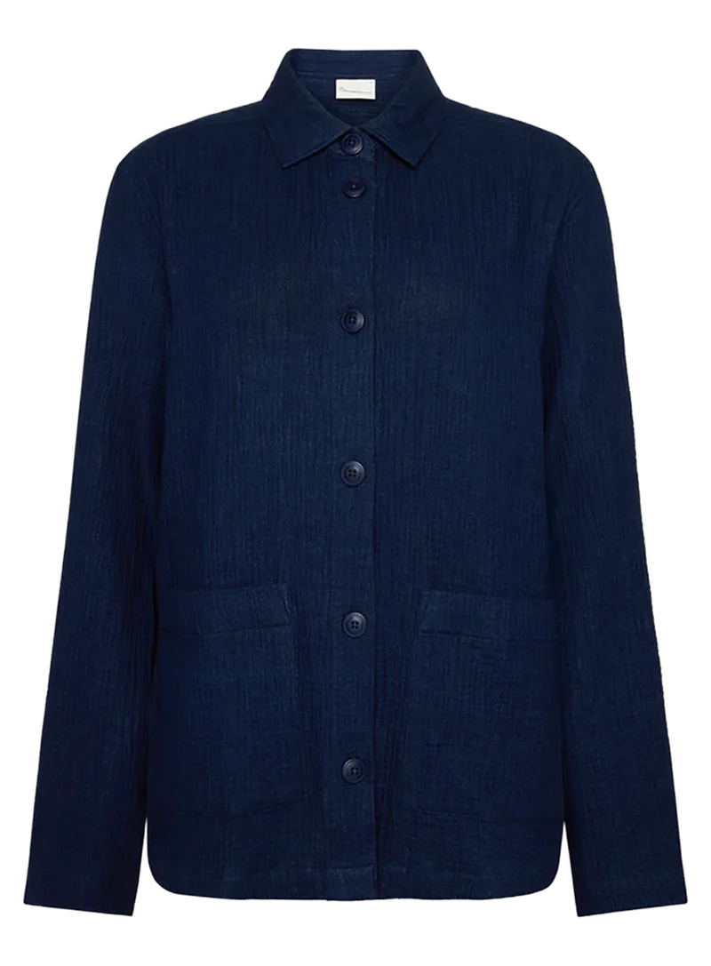 Blazer Indigo Dobby