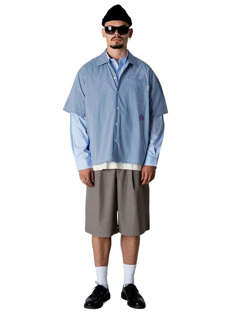 Camisa Wbwang Stripe Emb