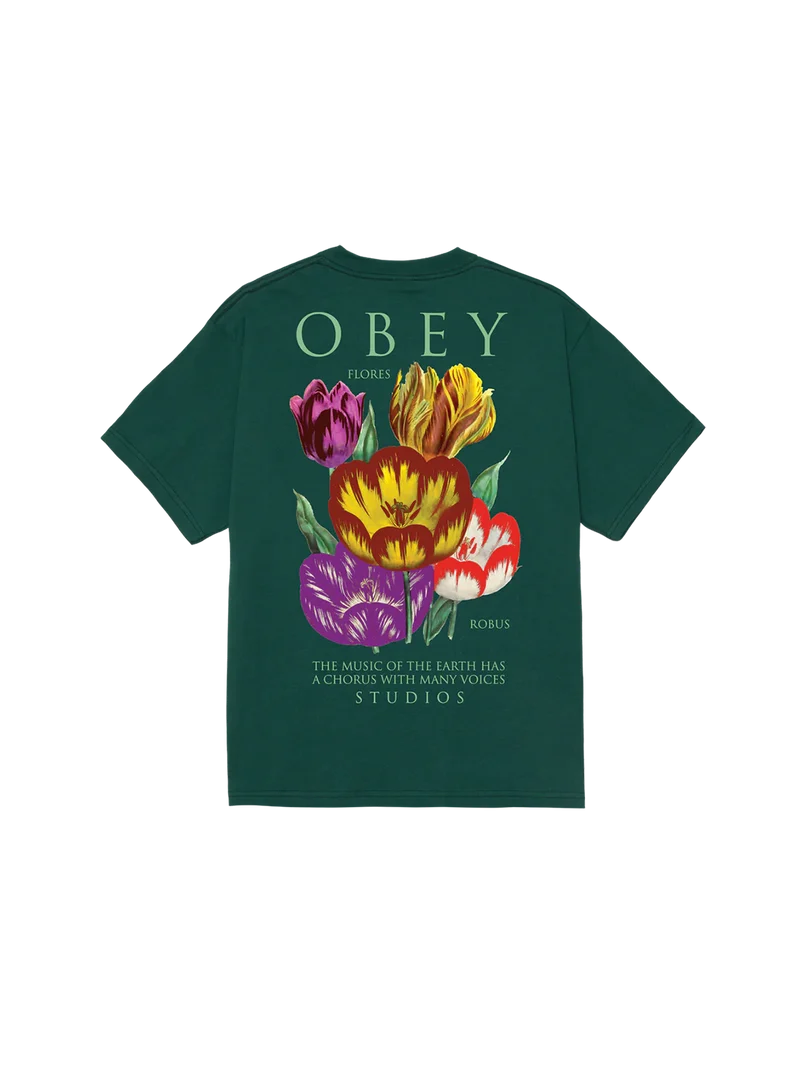Camiseta Obey Flores Robus