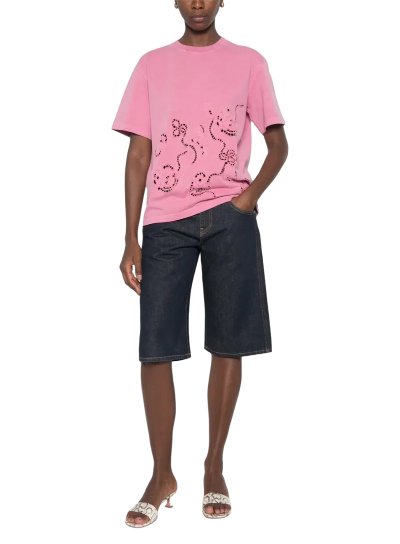 Camiseta Heavy Cotton Jersey Embroidery Anglais