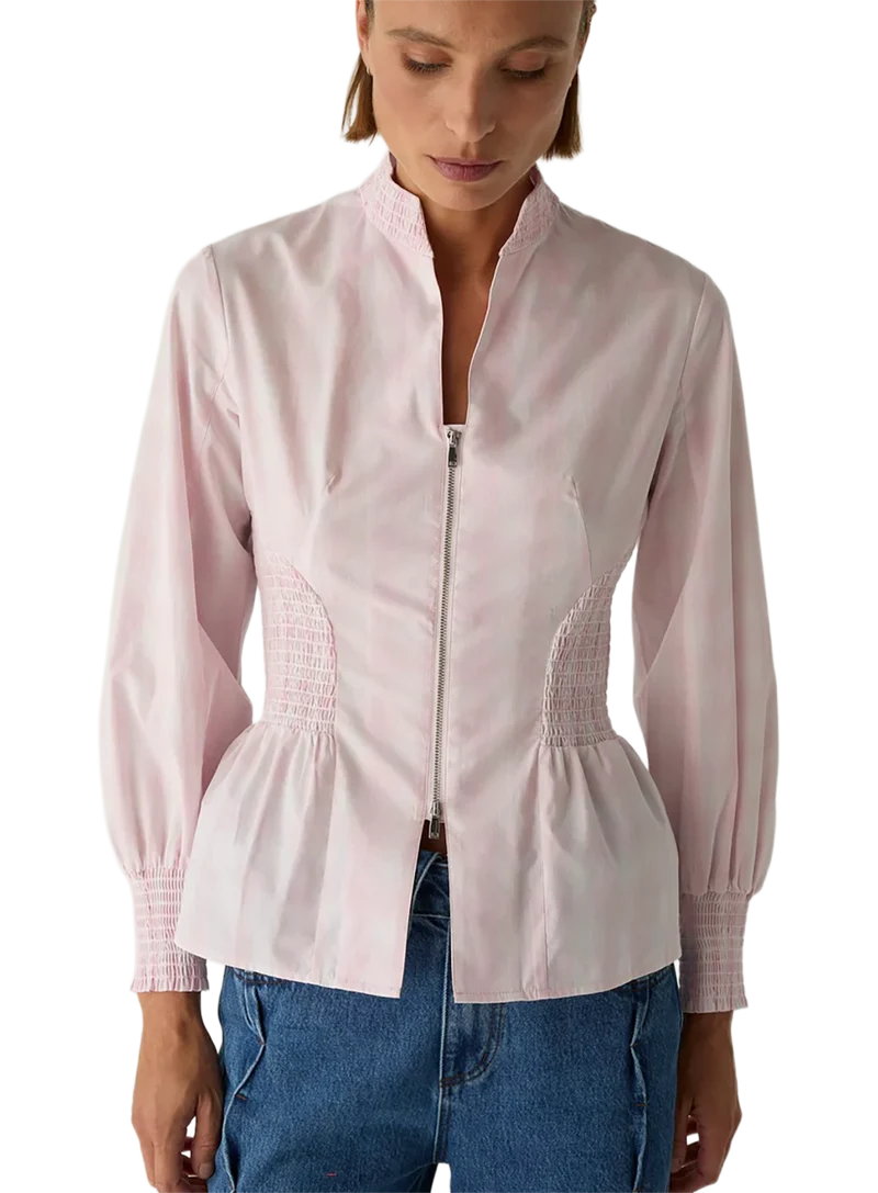 Blusa Mina Squared Zippered
