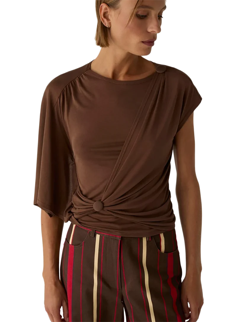 Top Alf Asymmetric Drapped