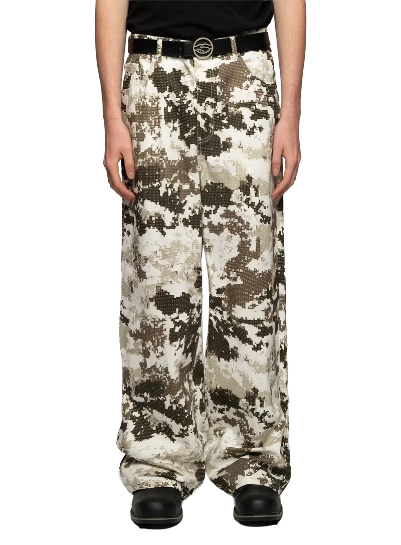 Pantalones White Digi Camo Ripstop