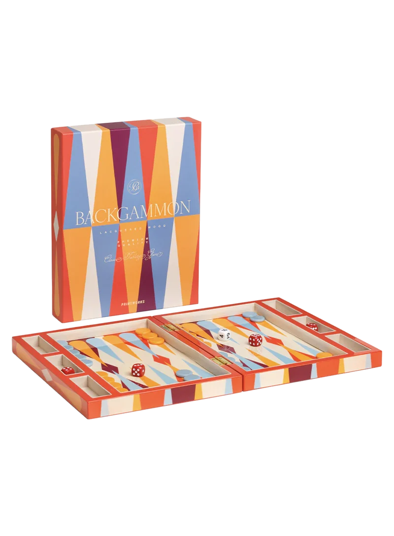 Juego De Mesa Lacquered Backgammon