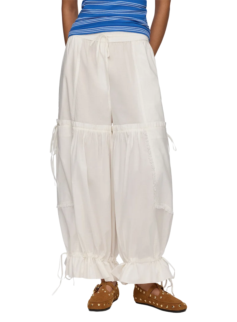 Pantalones Cotton Voile Balloon