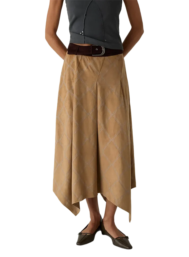 Falda Midi Tyla Embroidered