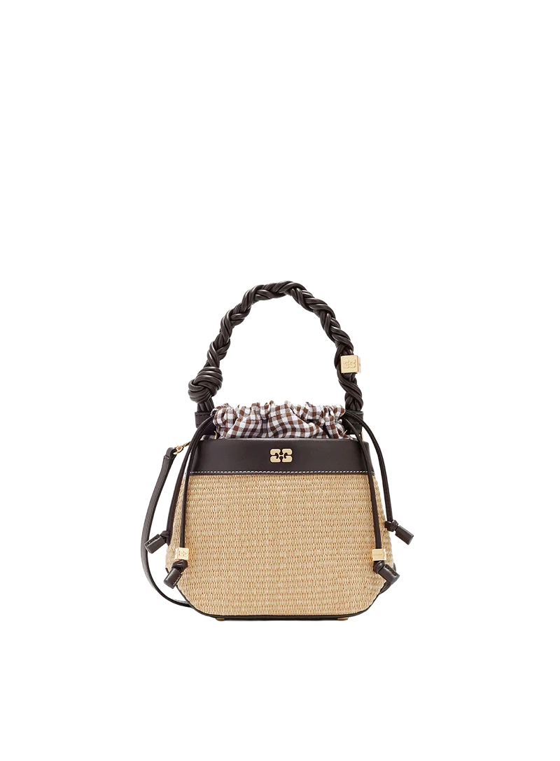 Bolso Bou Bucket Raffia