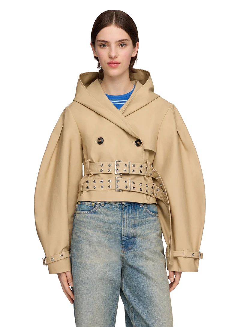 Chaqueta Double Cotton Belted
