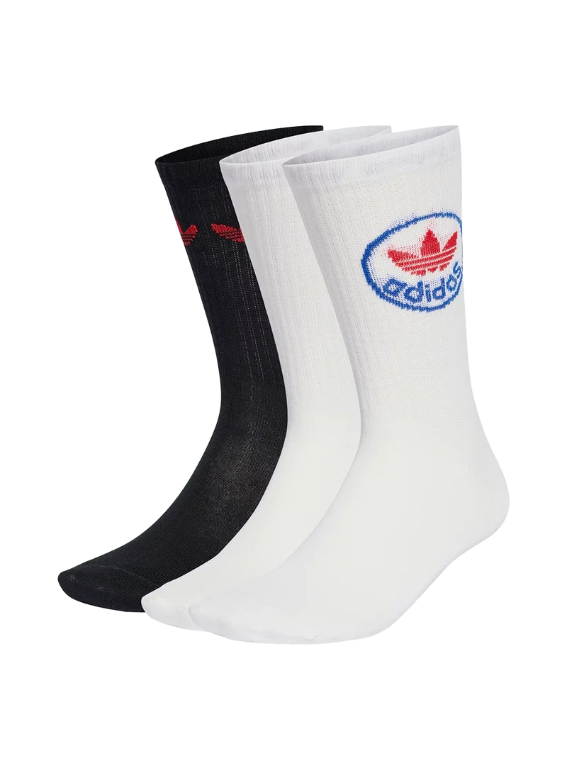 Calcetines Trefoil Crew 3p