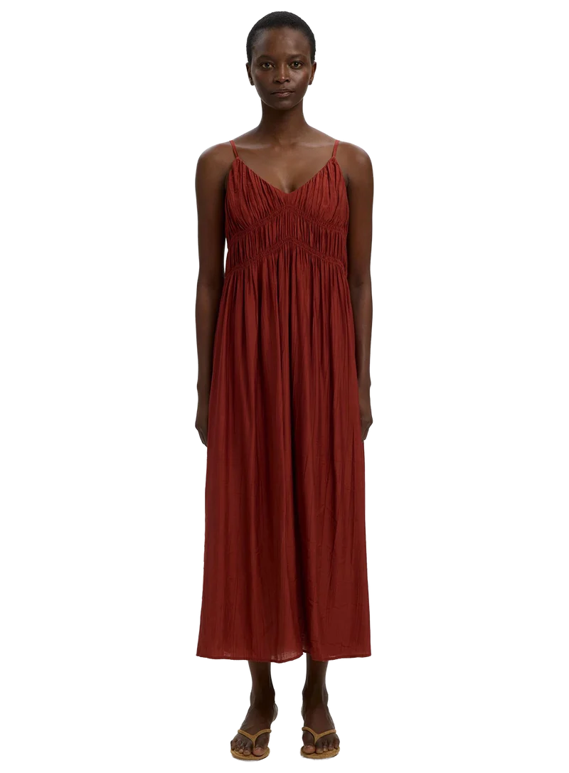 Vestido Slfjackie Regular Strap Ankle