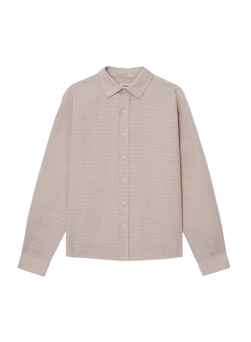 Camisa Micro Check Relaxed
