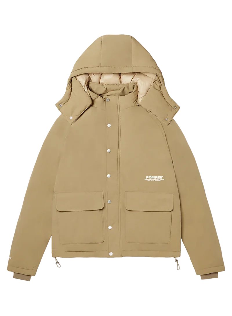Chaqueta Beige Puffer