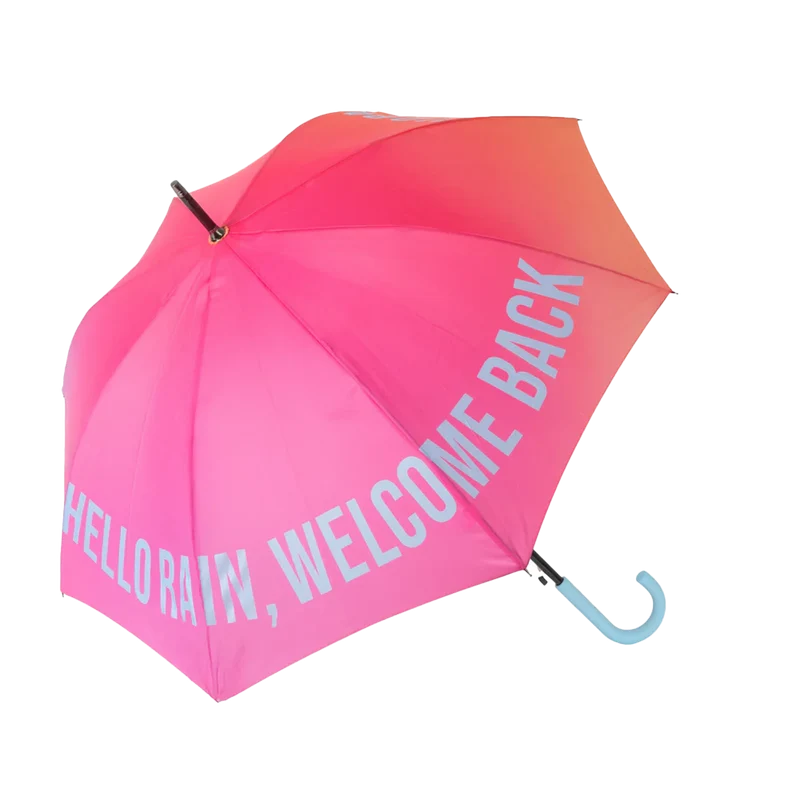 Paraguas "rain, Welcome Back" Degradado