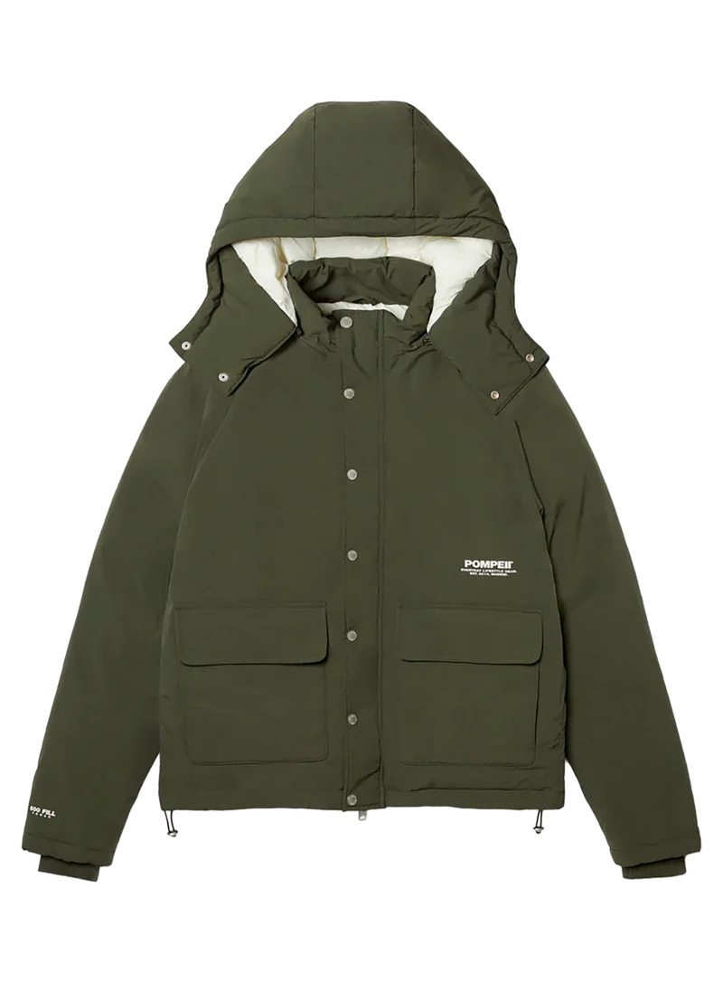 Chaqueta Khaki Puffer