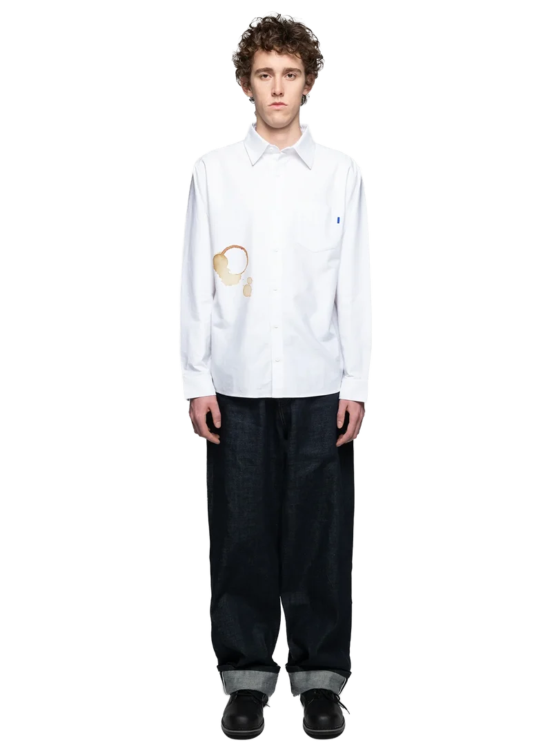 Camisa Stained White